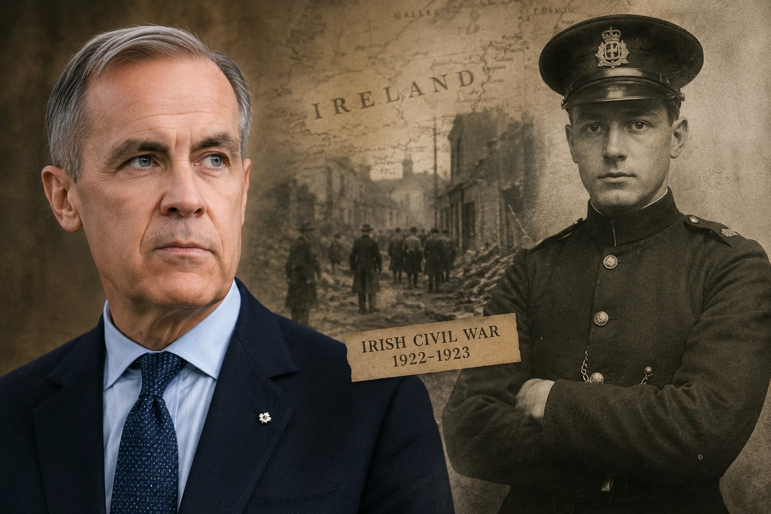 Carney’s Grandfather Defied Armed Mob During Ireland’s Civil War, Family History Reveals
