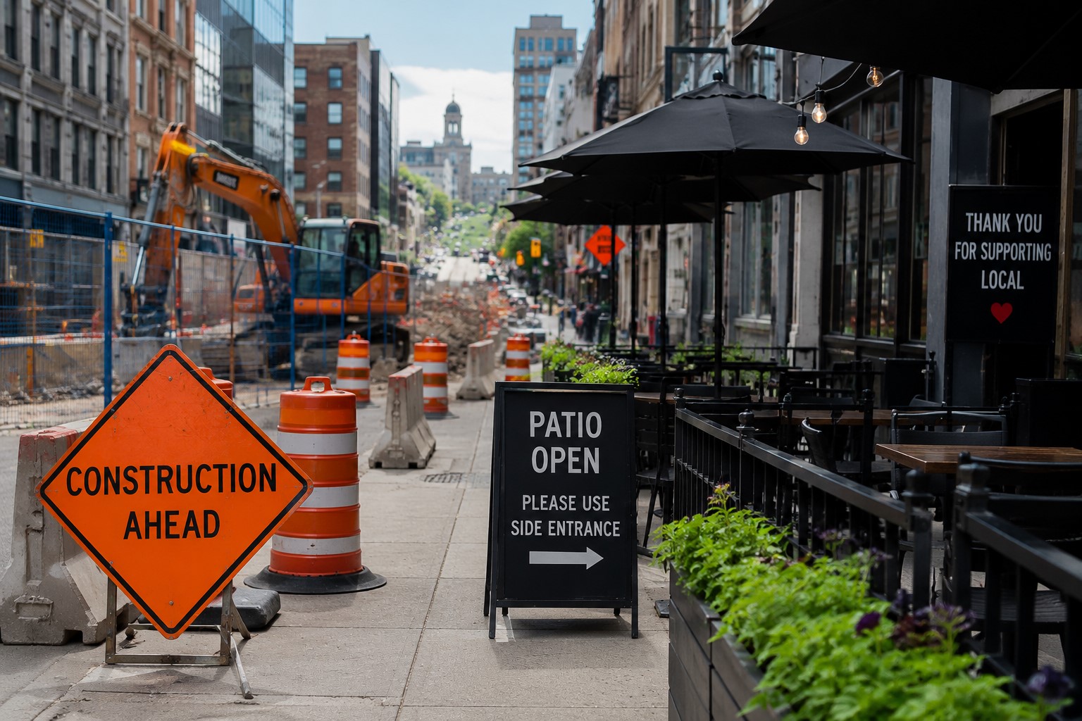 Halifax Businesses Say Ongoing Construction Is Disrupting Busy Patio Season