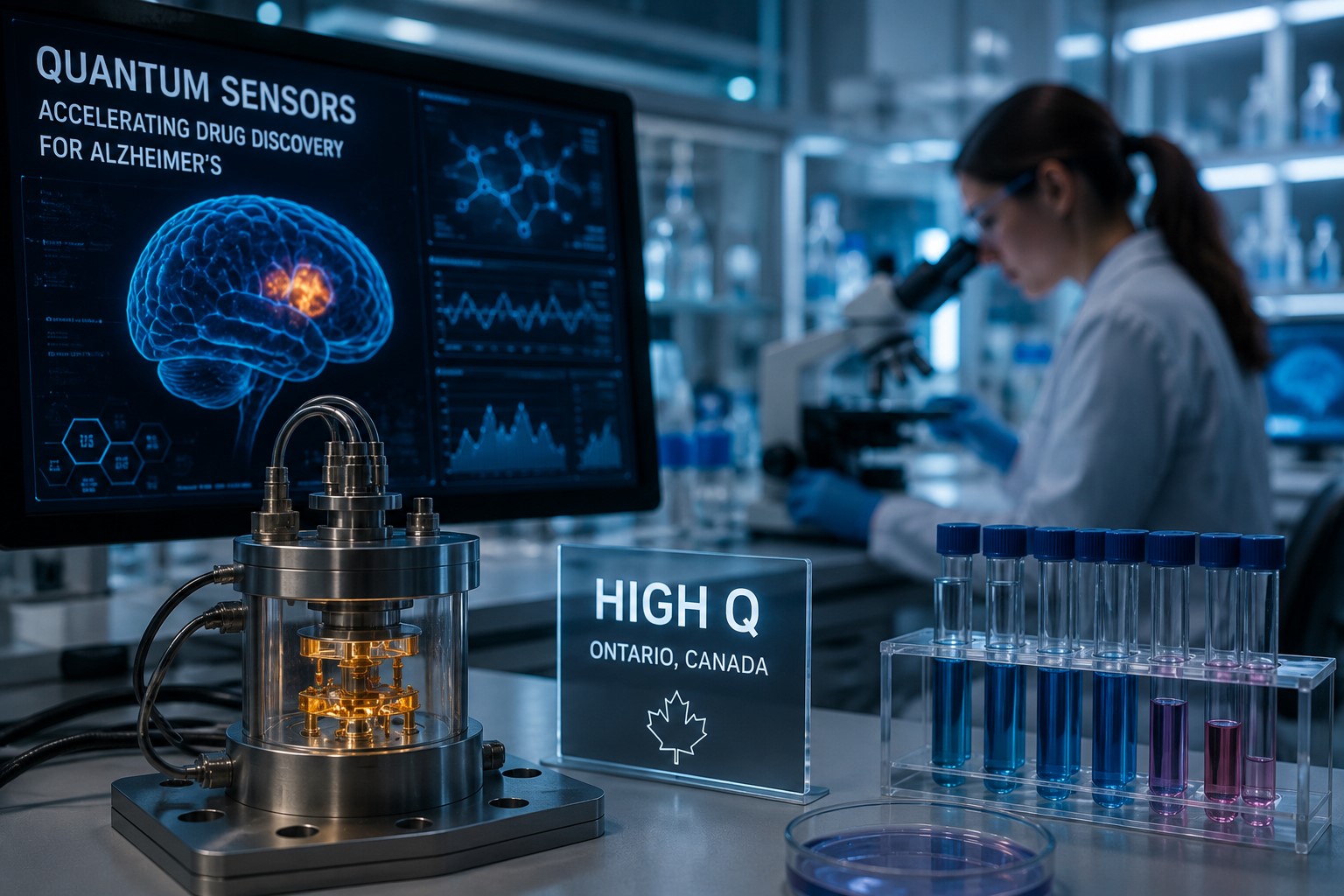 Ontario Startup High Q Uses Quantum Sensors to Accelerate Alzheimer’s Drug Discovery