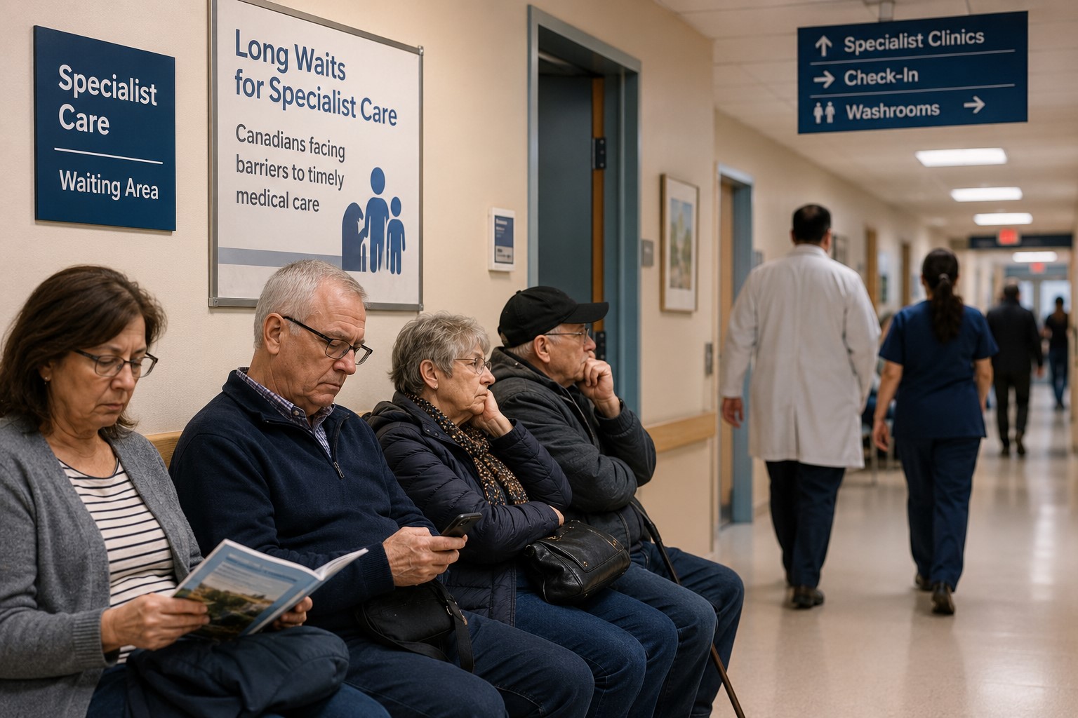 Millions of Canadians Face Long Waits for Specialist Health Care, StatsCan Finds