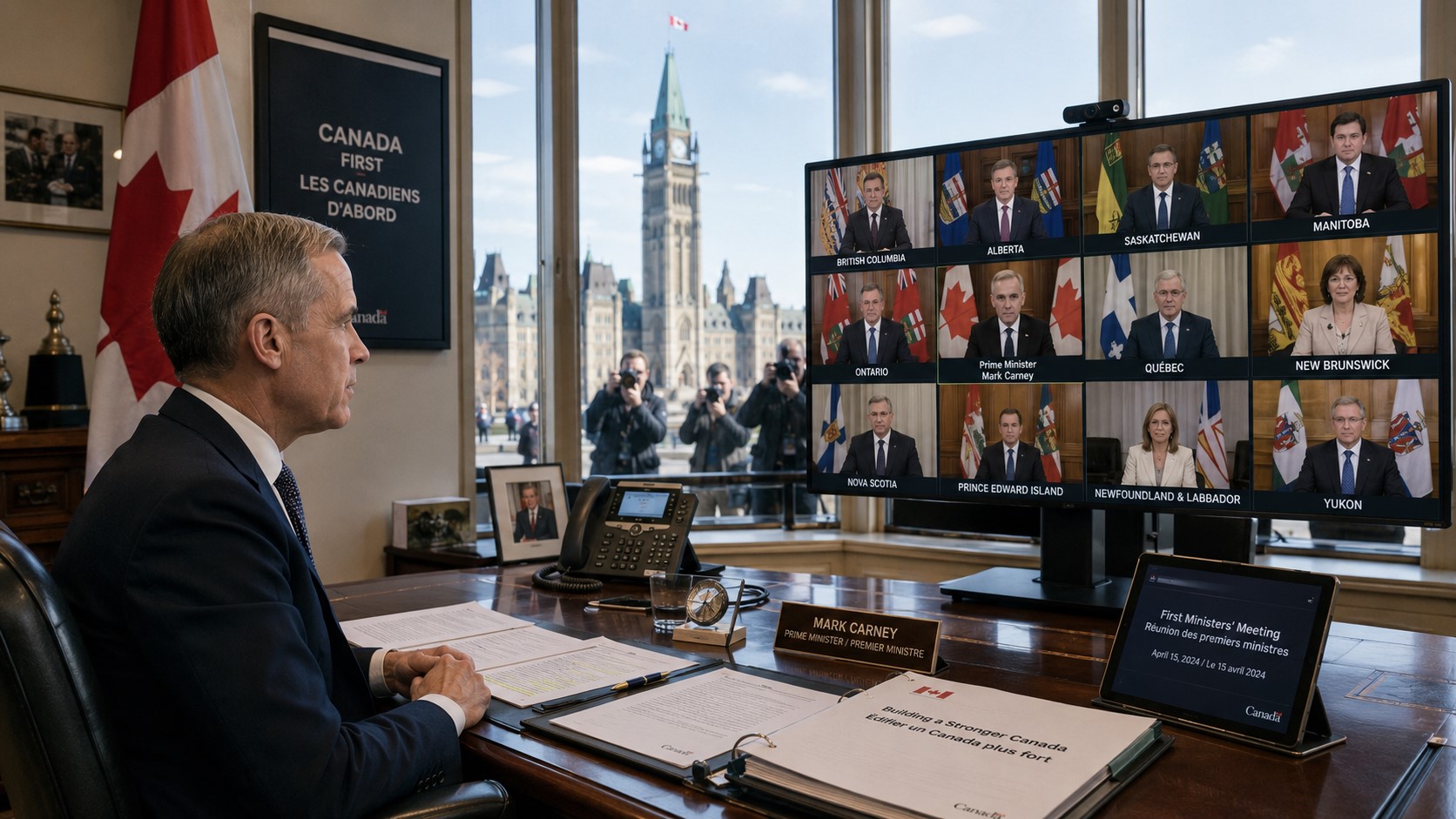 Canada Political News: Federal and Provincial Leaders Present United Front on Trade