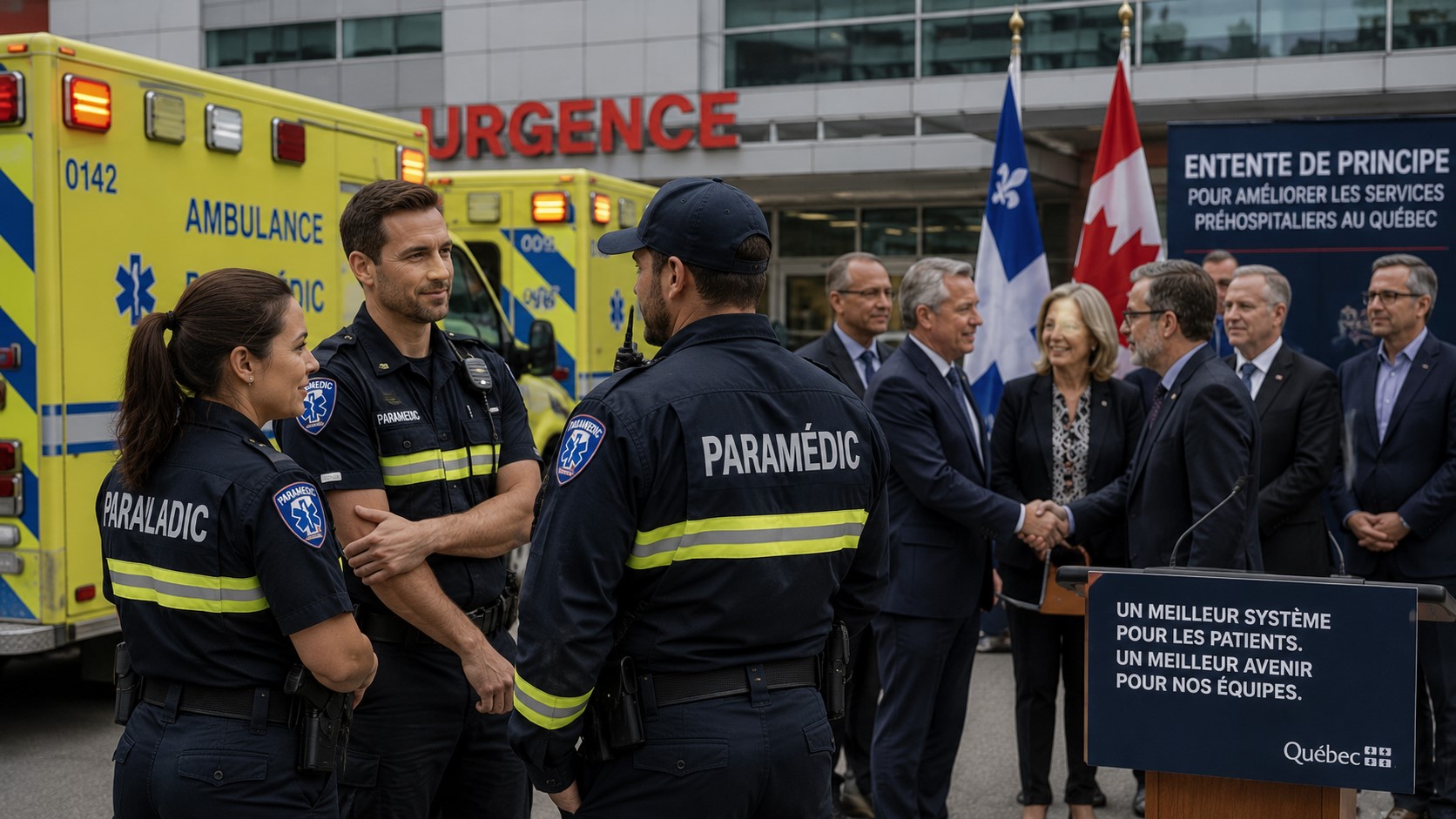 Quebec Paramedics Reach Tentative Labour Agreement