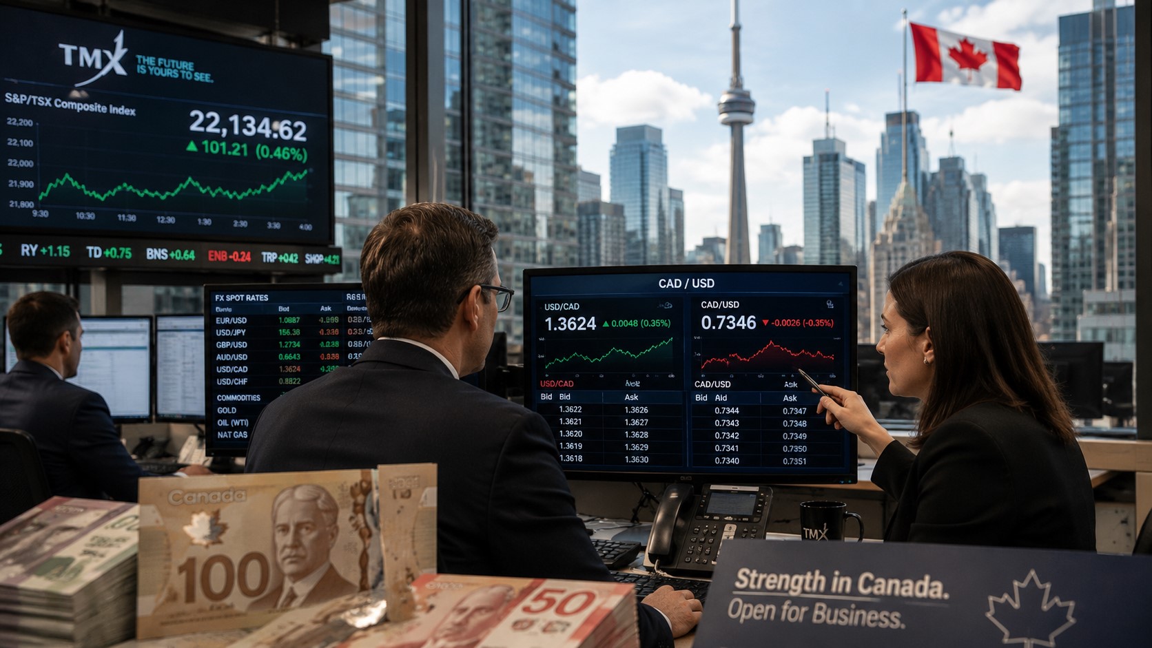 Canadian Dollar Under Pressure as Markets Watch Tariffs and Oil