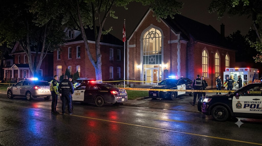 Police Shooting Near Belleville Synagogue Leaves Two Injured in Ontario