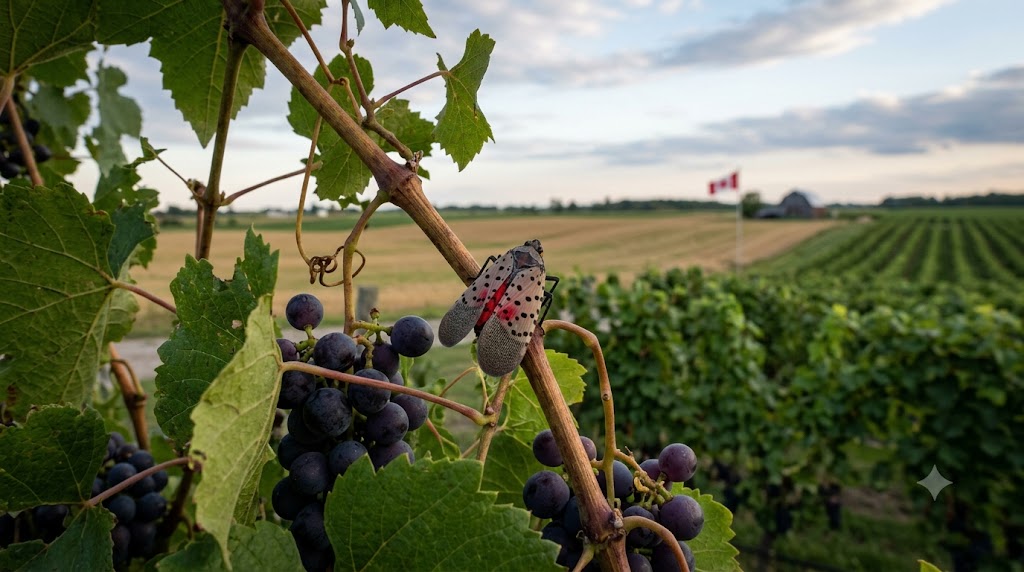 Canada Confirms First Spotted Lanternfly Detection in Windsor
