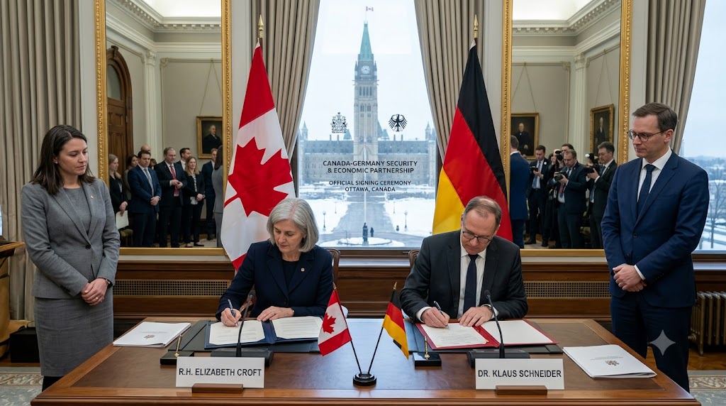 Canada and Germany Sign New Security Agreement as Ottawa Deepens European Ties