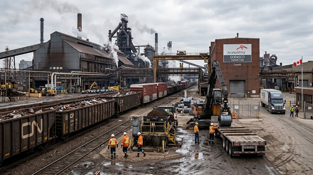 Hamilton Steel Plant to Idle Operations, Putting Up to 500 Jobs at Risk