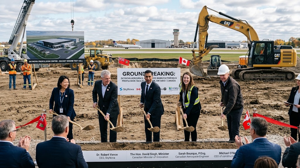 Canada Rocket Company Breaks Ground on $30M Ontario Aerospace Facility