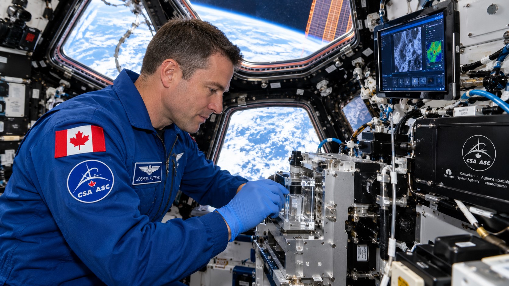 Canadian Astronaut Joshua Kutryk Begins First Space Mission