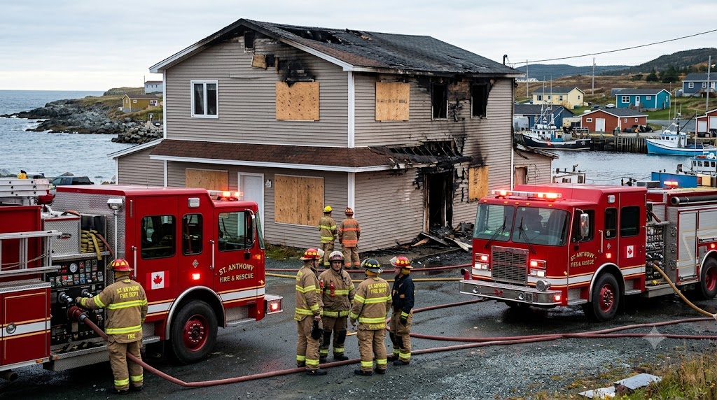 Woman Charged After Commercial Fire Damages Buildings in Newfoundland and Labrador