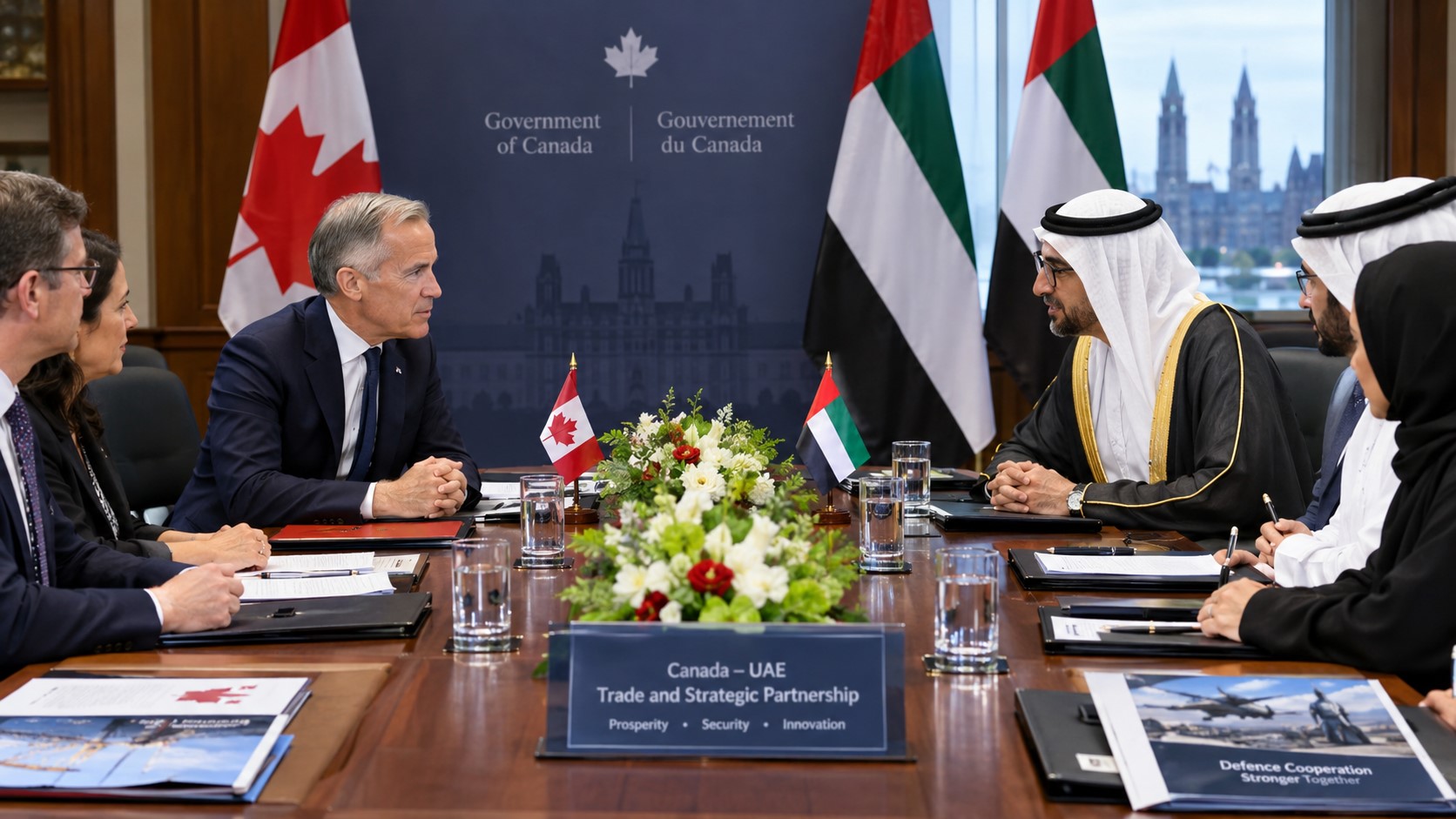 Carney Signs Landmark Canada-UAE Trade Deal as Ottawa Expands Global Partnerships